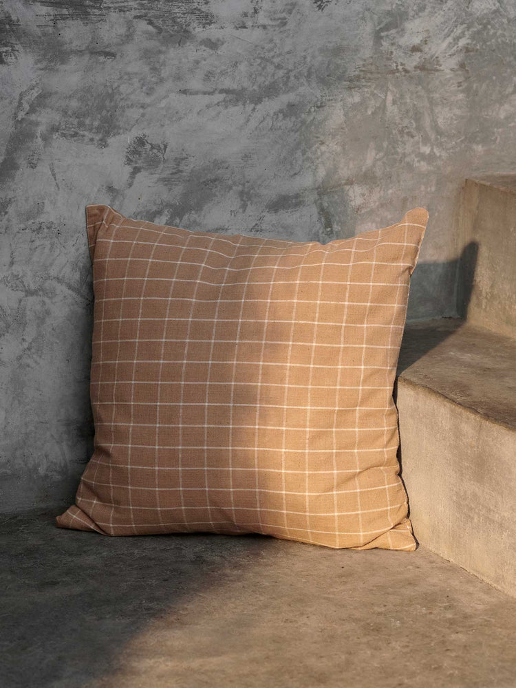 media image for Brown Cotton Cushion By Ferm Living FL 1104267478  1 248