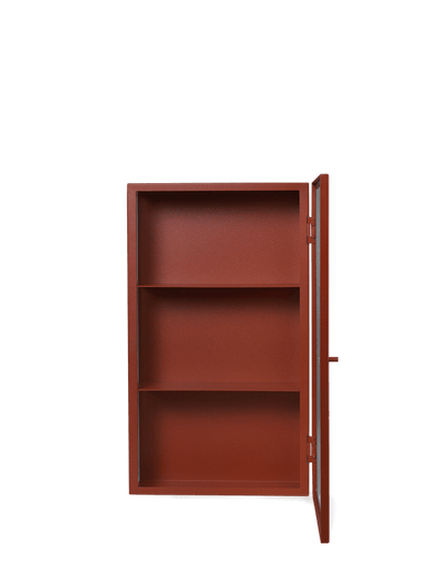 product image for Haze Wall Cabinet in Oxide Red by Ferm Living2 13