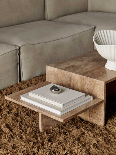 product image for Distinct Coffee Table In Travertine By Ferm Living 8 4