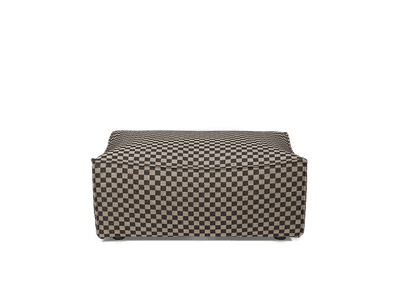 product image for Catena Pouf in Check Sand/Black 82
