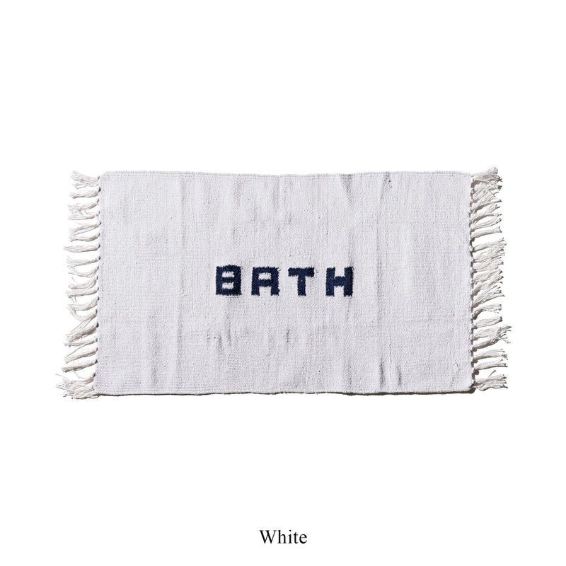 media image for Handloomed Recycle Yarn Bath Mat By Puebco 110929 4 274