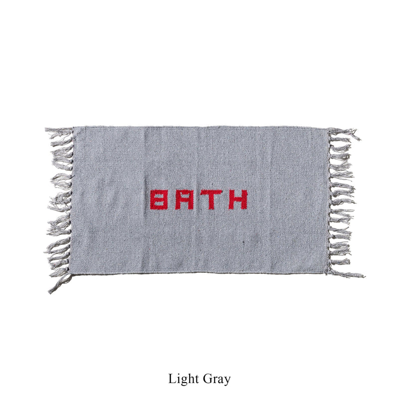 media image for Handloomed Recycle Yarn Bath Mat By Puebco 110929 5 216