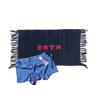 product image for Handloomed Recycle Yarn Bath Mat By Puebco 110929 3 60