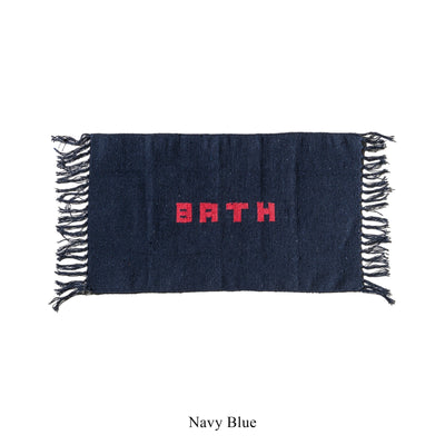 product image for Handloomed Recycle Yarn Bath Mat By Puebco 110929 6 34
