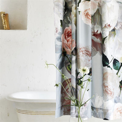 product image for Peonia Grande Zinc Shower Curtain By Designers Guildscdg0043 1 43