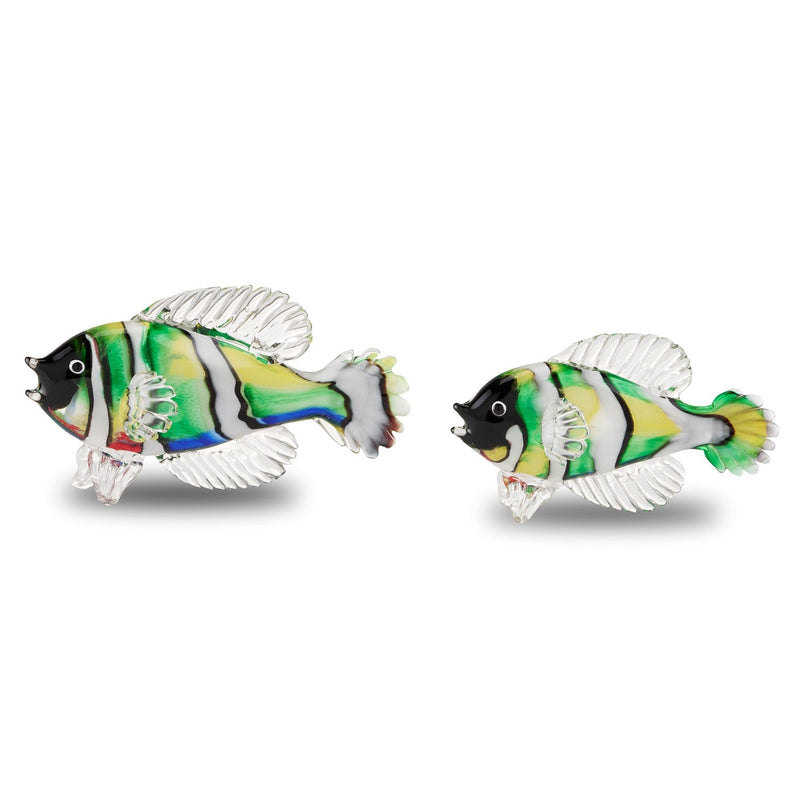 media image for Rialto Glass Fish Set of 2 1 239