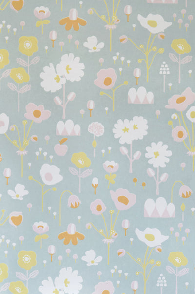 product image for Bloom Grey Wallpaper by Majvillan 70