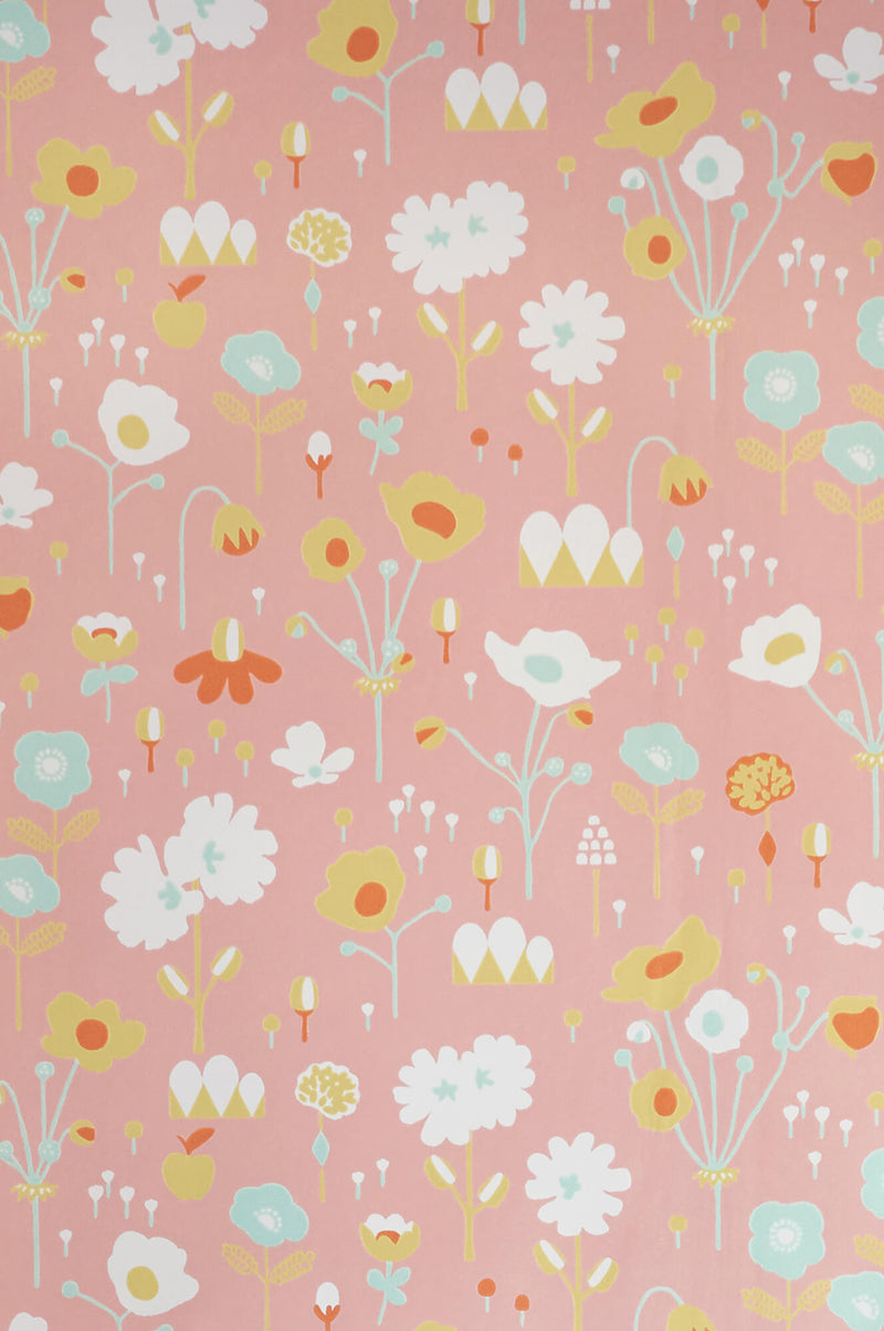 media image for Bloom Pink Wallpaper by Majvillan 253