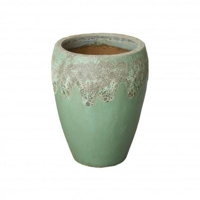 product image for H Round Ceramic Planter in Various Colors & Sizes Flatshot Image 49