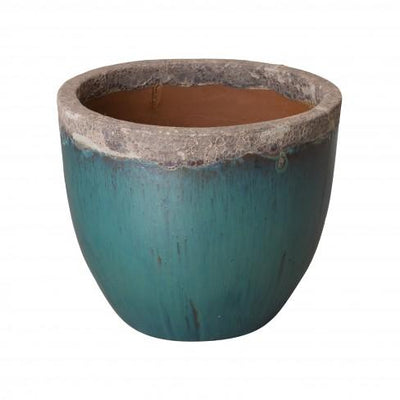 product image of 0 H Round Ceramic Planter Flatshot Image 524