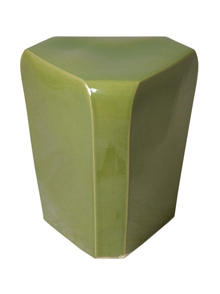 media image for triangle stool in celery green design by emissary 1 292
