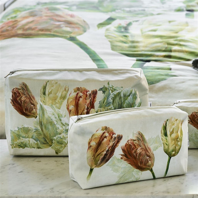media image for spring tulip buttermilk large toiletry bag by designers guild 3 220