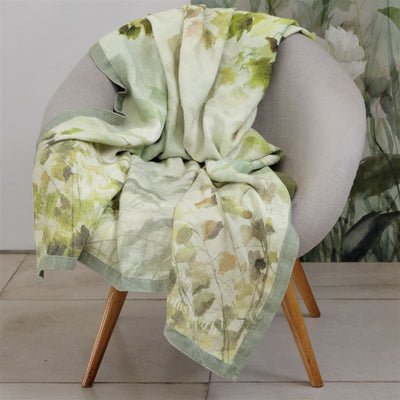 product image for maple tree celadon throw by designers guild 4 82