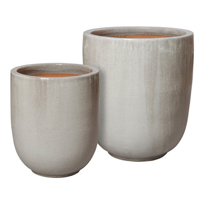product image of set of two large round pots in grey design by emissary 1 527