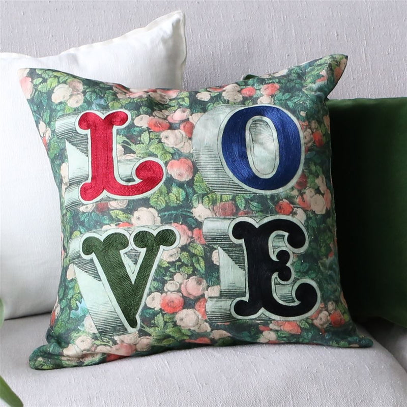 media image for love forest decorative pillow design by john derian for designers guild 3 25