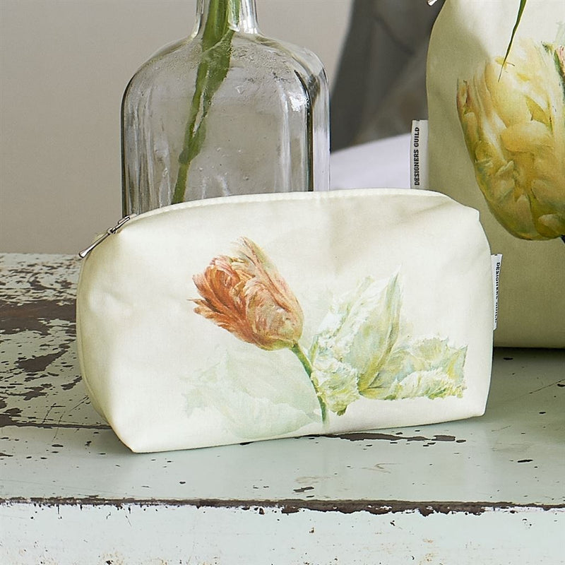 media image for spring tulip buttermilk small toiletry bag by designers guild 3 287