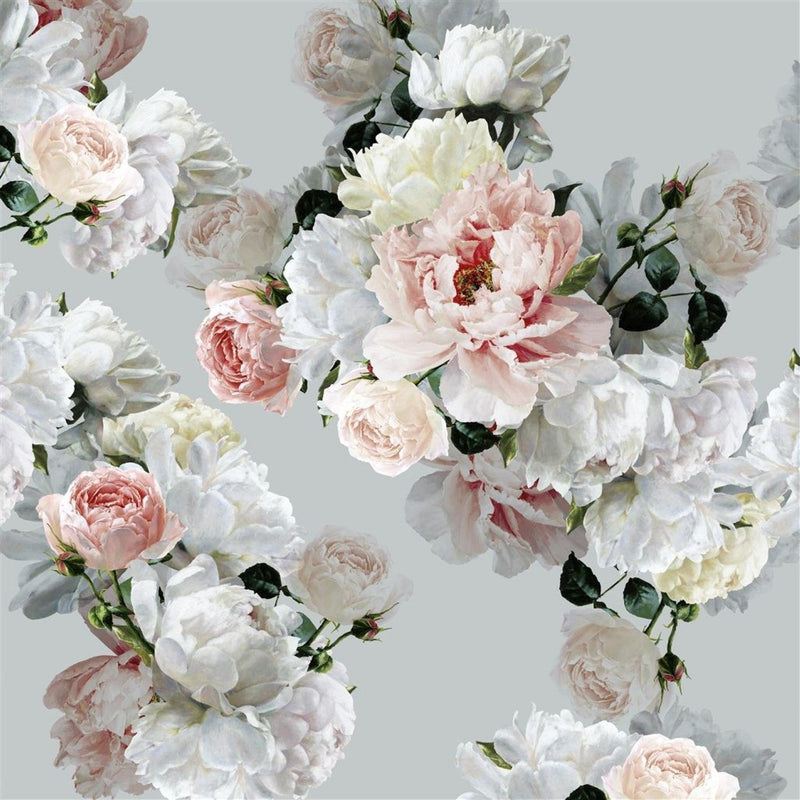 media image for Peonia Grande Zinc Shower Curtain By Designers Guildscdg0043 2 245
