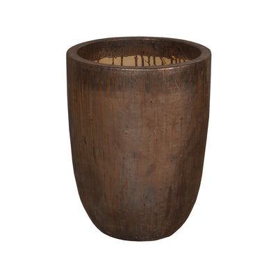 product image for metallic cylinder planter 2 28