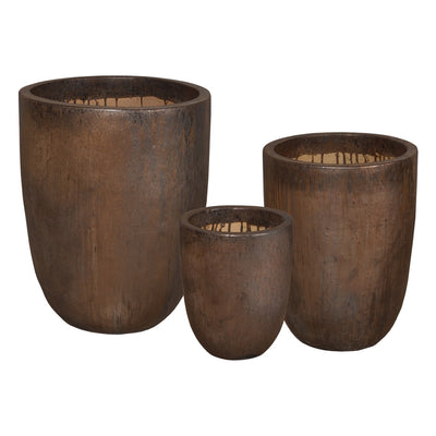 product image for metallic cylinder planter 4 41