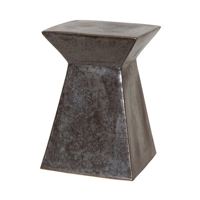 product image of upright garden stool in gunmetal design by emissary 1 547