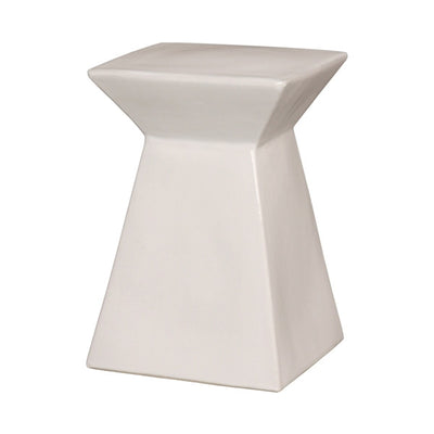 product image of upright garden stool in white design by emissary 1 56