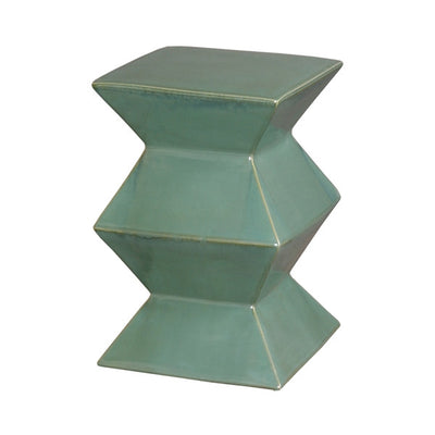 product image of zigzag garden stool in green design by emissary 1 558