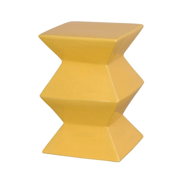 media image for zigzag garden stool in sun yellow design by emissary 1 211