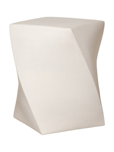 product image of twist garden stool in white design by emissary 1 588