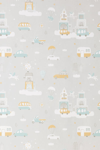 product image of Above The Clouds Soft Grey Wallpaper by Majvillan 587