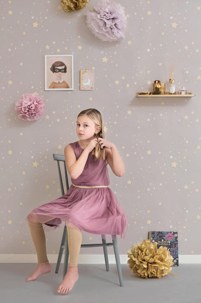 product image for Twinkle Dusty Lilac Wallpaper by Majvillan 57