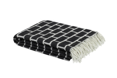 product image for Brick Black & White Throw 1 30