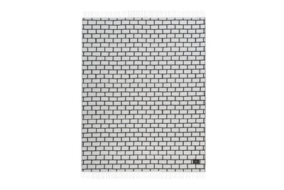 product image for Brick Black & White Throw 3 43