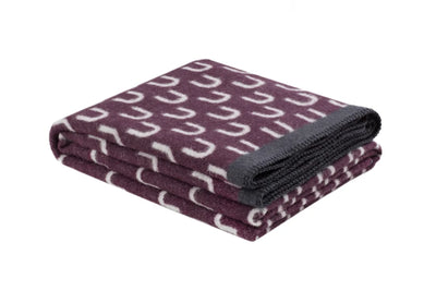 product image for arch aubergine grey throw 1 40