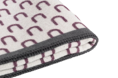 product image for arch aubergine grey throw 2 83
