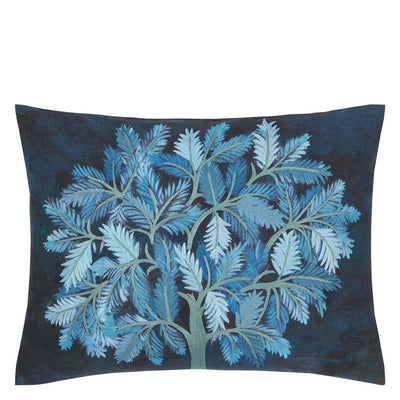 product image for Bandipur Azure/Emerald Linen Decorative Pillow By Designers Guild 98