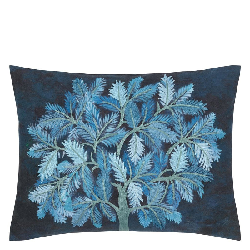 media image for Bandipur Azure/Emerald Linen Decorative Pillow By Designers Guild 25