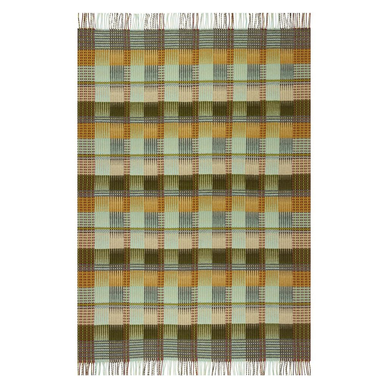 media image for Tasara Heather/Ochre Woven Throw By Designers Guild 284