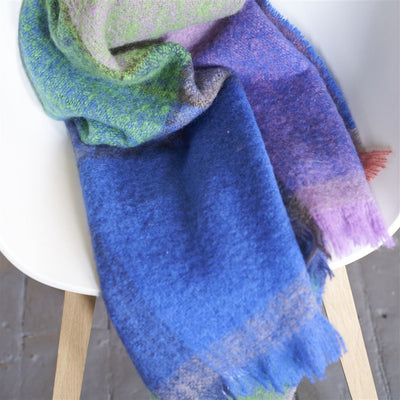 product image for Varanasi Fuchsia Mohair Throw By Designers Guild 5