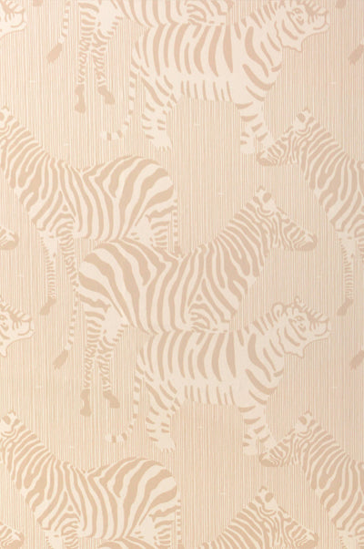 product image for Safari Stripes Dusty Beige Wallpaper by Majvillan 89