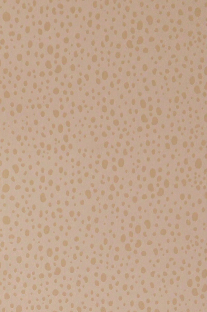 media image for Animal Dots Dusty Peach Wallpaper by Majvillan 263