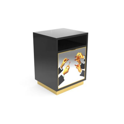 product image for Artistic Mirrored Nightstand 3 80