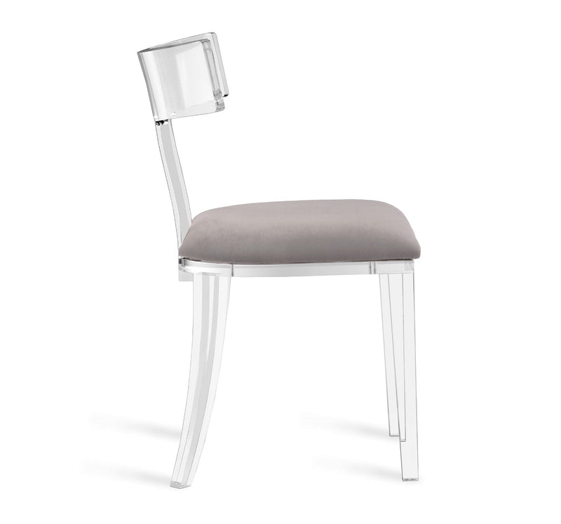 media image for Tristan Acrylic Klismos Chair 3 232