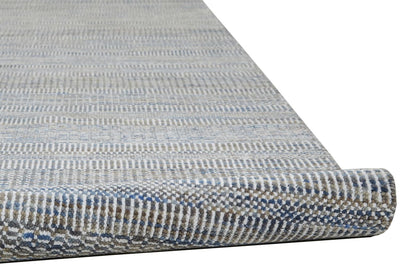 product image for Caldecott Hand Knotted Warm Gray and Bright Blue Rug by BD Fine Roll Image 1 83