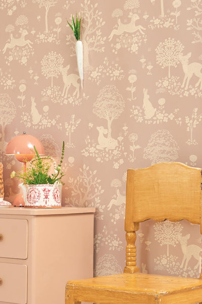 product image for Summer Fields Wallpaper in Dreamy Lilac 15