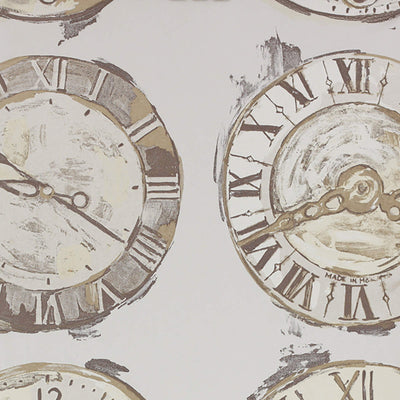 product image of Clocks Antique Wallpaper in Brown/Cream/Beige 570