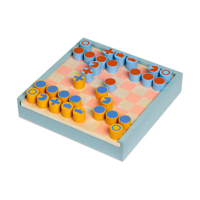 product image for 2-in-1 Chess & Checkers Set by MoMA 43