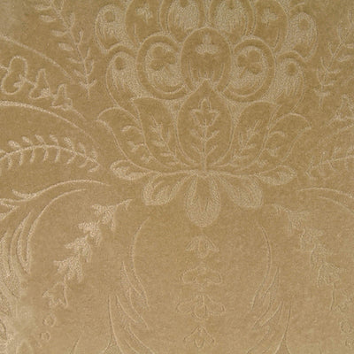 product image of Damask Flocked Wallpaper in Biscuit 589