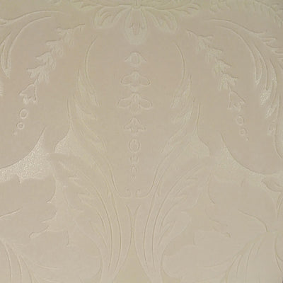 product image of Damask Flocked Wallpaper in Bisque 593
