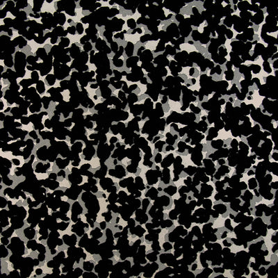 product image of Abstract Shimmering Flocked Wallpaper in Silver/Black 542