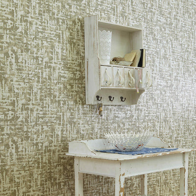 product image for Abstract Contemporary Textured Wallpaper in Bisque/Brown 55
